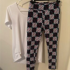 LuLaRoe Geometric Patterned Leggings